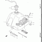 DR200 1986-1988 Fuel tank (model j)