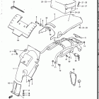 SP125 1986-1988 Заднее крыло