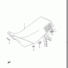 DR125 1986-1988 Сидение