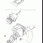 RM125 1986-1988 Air cleaner (model g)