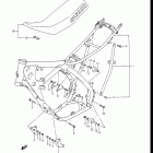 RM250 1988 Frame - seat