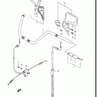 GV1400GD, GT, GC, 1986-1988 Handlebar - control cable (gv1400gcg / model h / j...