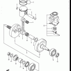 RM125 1986-1988 Crankshaft (model g)