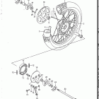 SP125 1986-1988 Заднее колесо