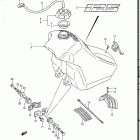 RM125 1986-1988 Топливный бак