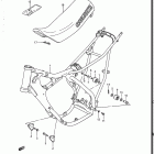 RM125 1986-1988 Frame - seat (model g)