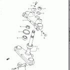RM125 1986-1988 Steering stem (model j)