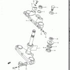 RM125 1986-1988 Steering stem (model g / h)