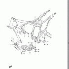 DR125 1986-1988 Рама