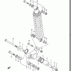DR125 1986-1988 Rear cushion