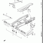 DR200 1986-1988 Маятник задний
