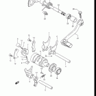 RM250 1988 Механизм  переключения передач