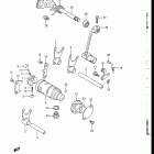 DR200 1986-1988 Механизм  переключения передач