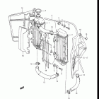 RM250 1988 Радиатор