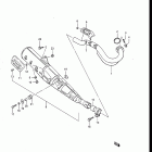 DR125 1986-1988 Глушитель