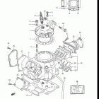 RM250 1988 Цилиндр