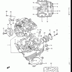 GN250 1985, 1988 Головка цилиндра