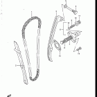 SP125 1986-1988 Цепь ГРМ