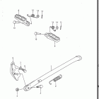 RM125 1986-1988 Stand - footrest