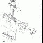 DR200 1986-1988 Коленвал