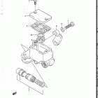 SP125 1986-1988 Главный тормозной цилиндр,передний