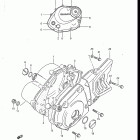 DR125 1986-1988 Крышки картера