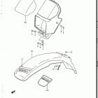 SP125 1986-1988 Headlamp cover - front fender (model h / j)