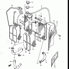 RM250 1986-1987 Радиатор