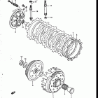 RM250 1986-1987 Сцепление