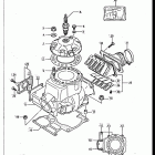 RM250 1986-1987 Cylinder (model g)