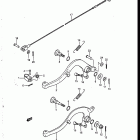 RM250 1986-1987 Задний тормоз