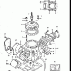RM250 1986-1987 Cylinder (model h)