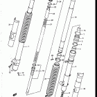 RM250 1986-1987 Front damper (model g)