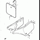 RM250 1986-1987 Обтекатель рамы