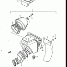 RM250 1986-1987 Air cleaner (model g)