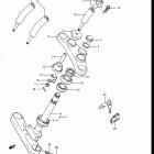 VS700GLF, GLP, GLEF, GLEP 1986-1987 Steering stem (model g)