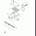 VS700GLF, GLP, GLEF, GLEP 1986-1987 Front master cylinder (vs700glpg / glepg / glph / ...