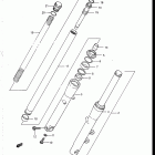 VS700GLF, GLP, GLEF, GLEP 1986-1987 Front fork (model g)