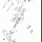 VS700GLF, GLP, GLEF, GLEP 1986-1987 Steering stem (model h)