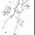 VS700GLF, GLP, GLEF, GLEP 1986-1987 Pillion rider handle