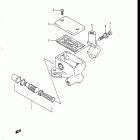 VS700GLF, GLP, GLEF, GLEP 1986-1987 Front master cylinder (vs700glfg / glefg / glfh / ...