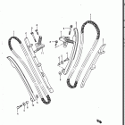 VS700GLF, GLP, GLEF, GLEP 1986-1987 Цепь ГРМ