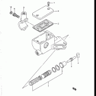VS700GLF, GLP, GLEF, GLEP 1986-1987 Clutch master cylinder (vs700glpg / glepg / glph /...
