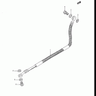 GS700E, ES, 1985 Задние тормозные трубки