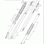 SP600 1985 Передняя вилка