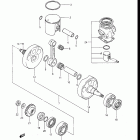RM250 1984-1985 Коленвал