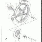 GS450L 1985-1988 Переднее колесо