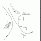 RM80 1983-1985 Handlebar - control cable