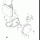RM250 1984-1985 Обтекатель рамы