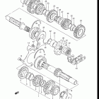 GS700E, ES, 1985 Трансмиссия